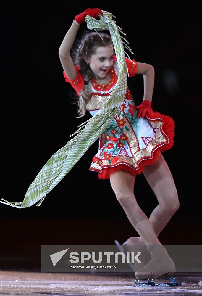 2014 Winter Olympics. Figure skating. Exhibition gala