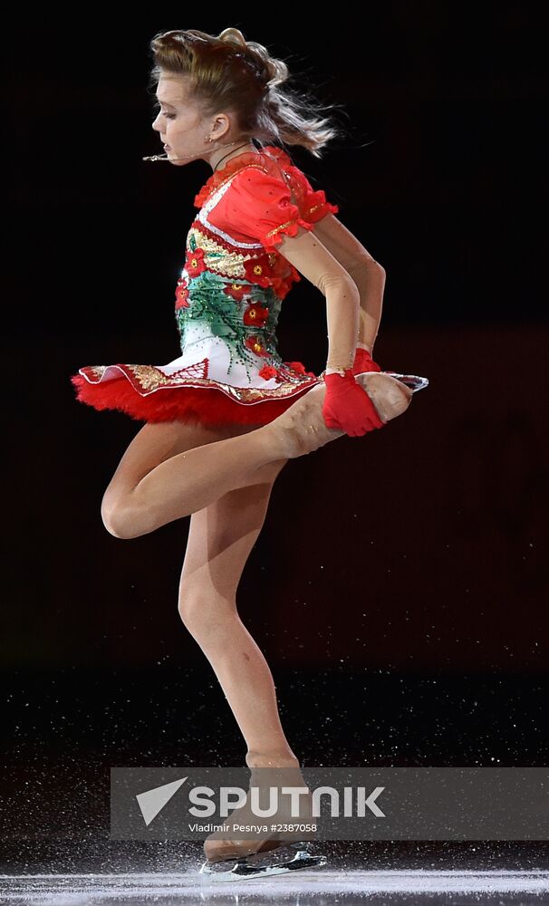 2014 Winter Olympics. Figure skating. Exhibition gala