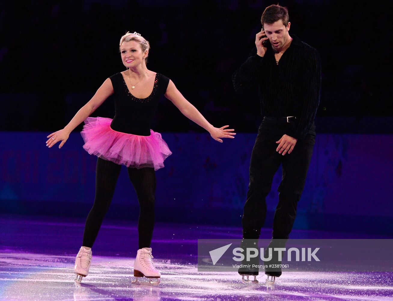 2014 Winter Olympics. Figure skating. Exhibition gala