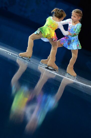 2014 Winter Olympics. Figure skating. Exhibition gala