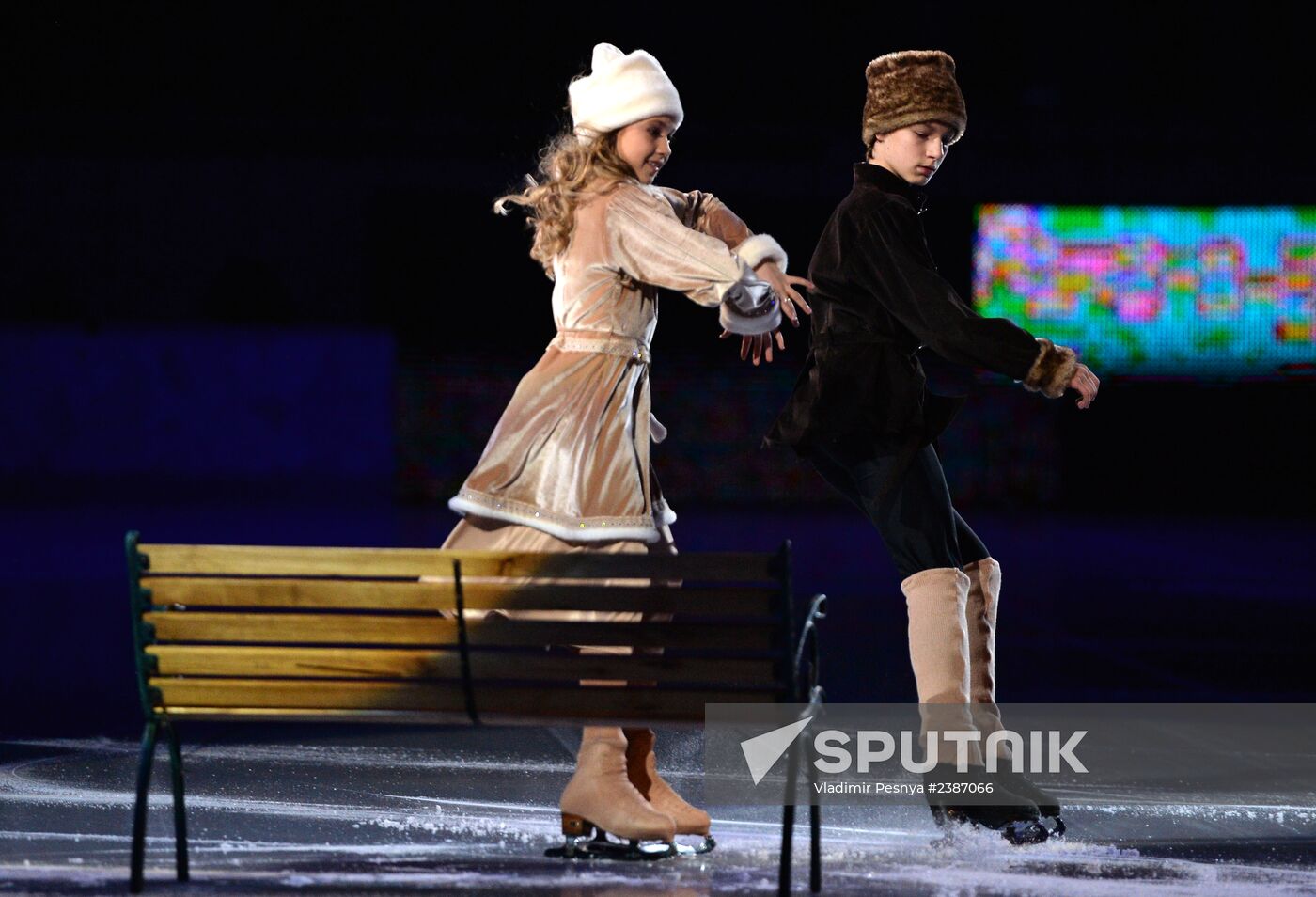 2014 Winter Olympics. Figure skating. Exhibition gala