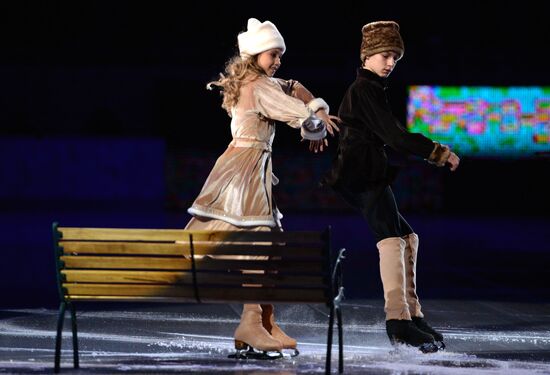 2014 Winter Olympics. Figure skating. Exhibition gala