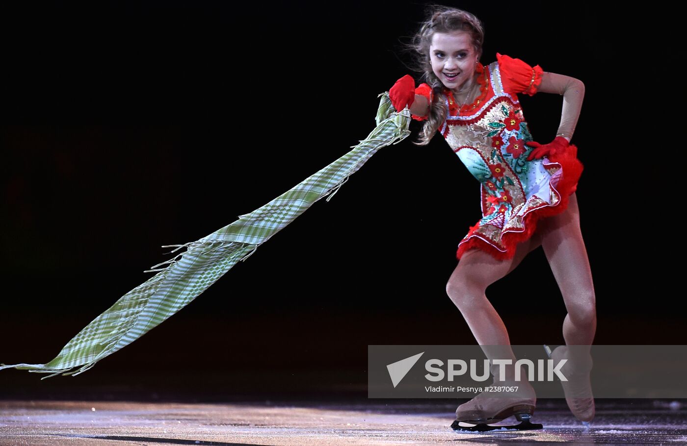 2014 Winter Olympics. Figure skating. Exhibition gala