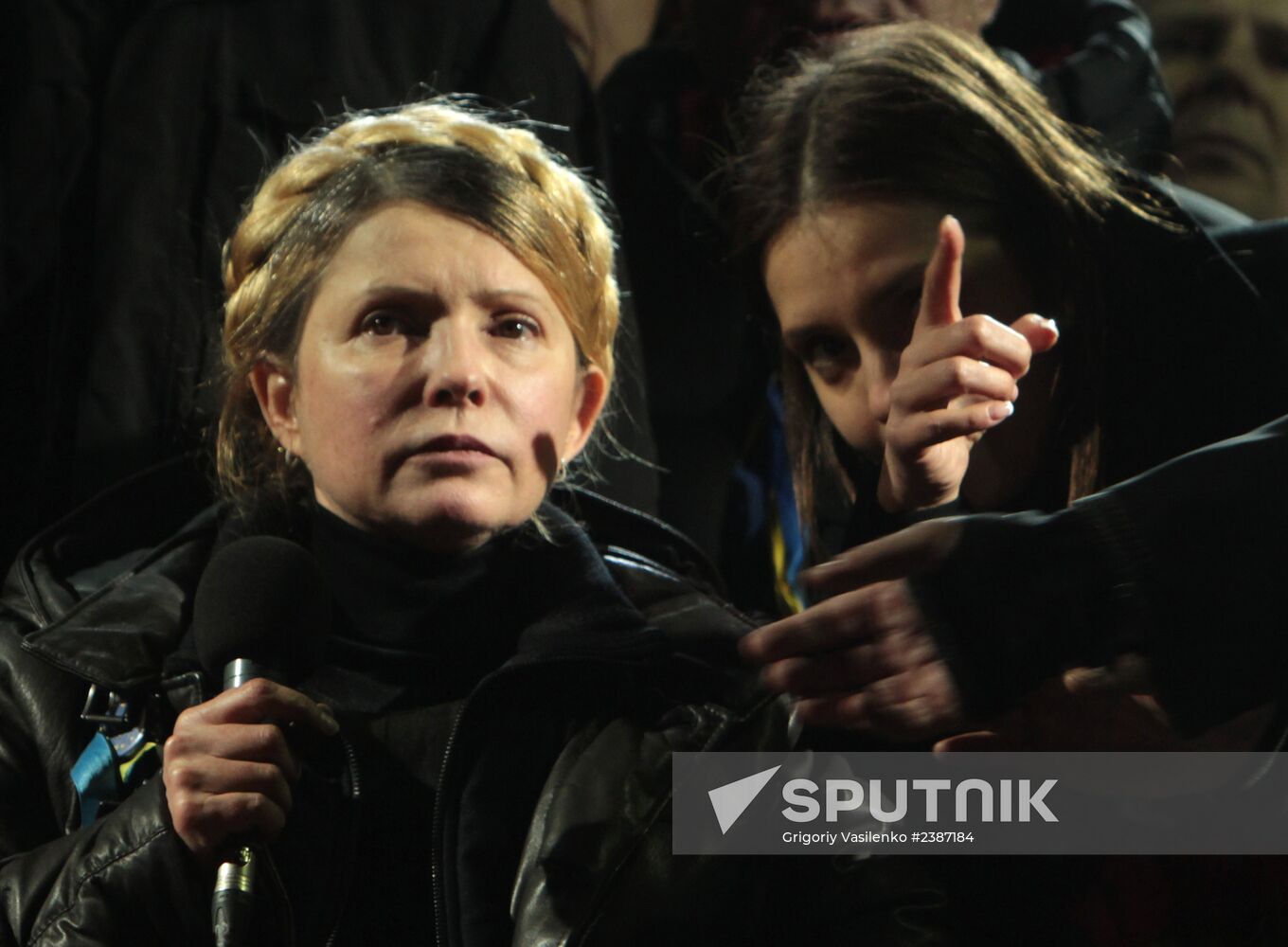 Yulia Tymoshenko arrives in Kiev