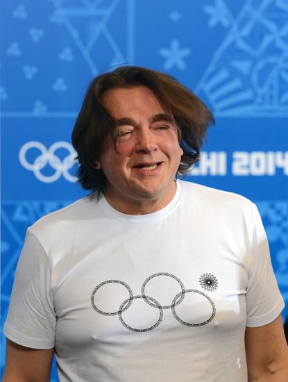 News conference by Konstantin Ernst devoted to closing of XXII Winter Olympics in Sochi