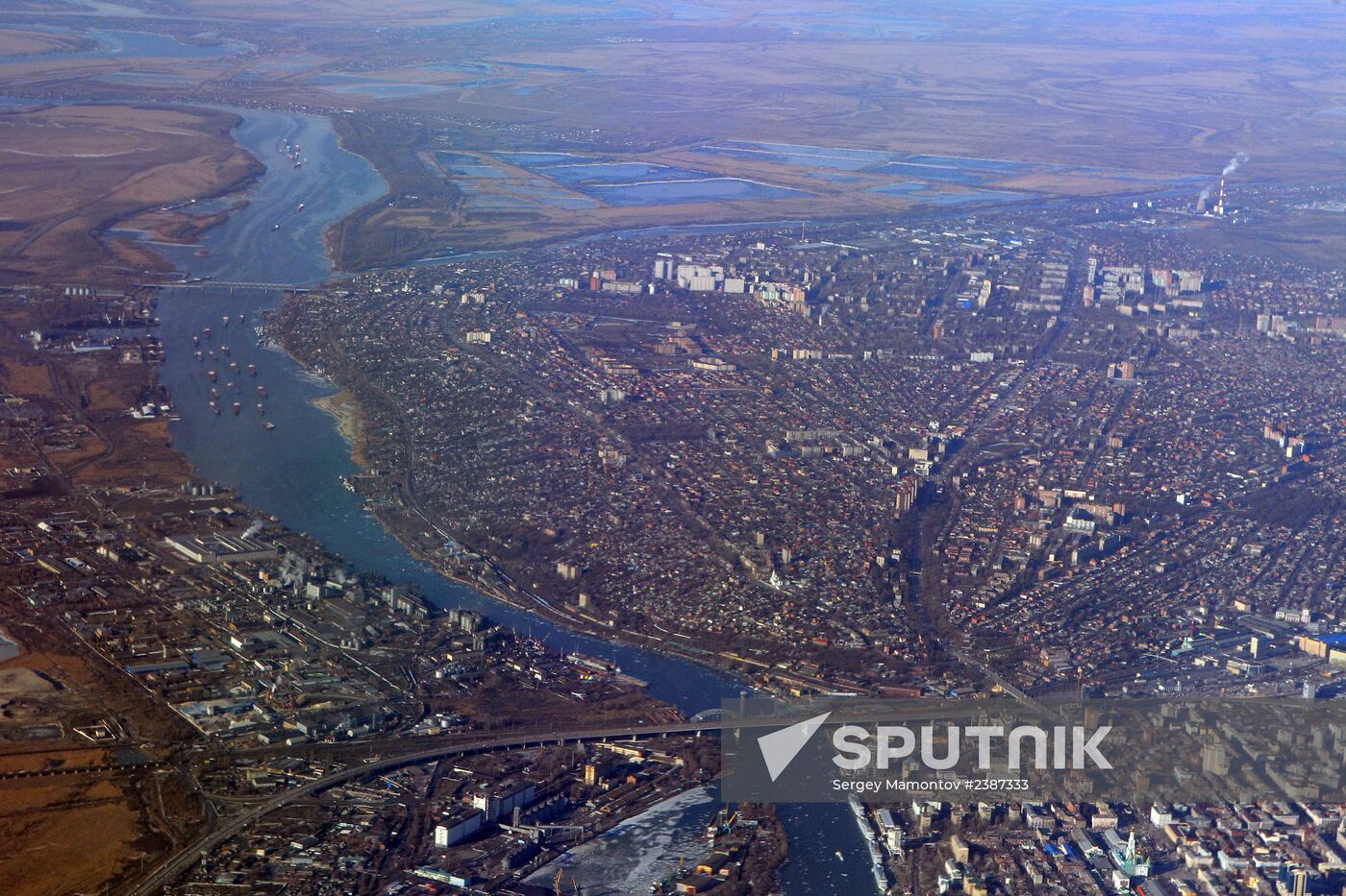 Panorama of the city of Rostov-on-Don