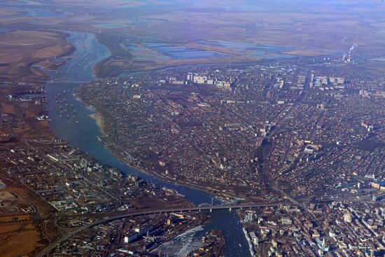 Panorama of the city of Rostov-on-Don