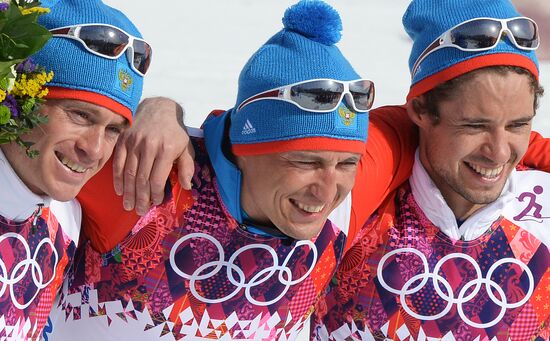 2014 Winter Olympics. Biathlon. Women. Mass start race