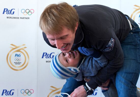 Speed skater Ivan Skobrev