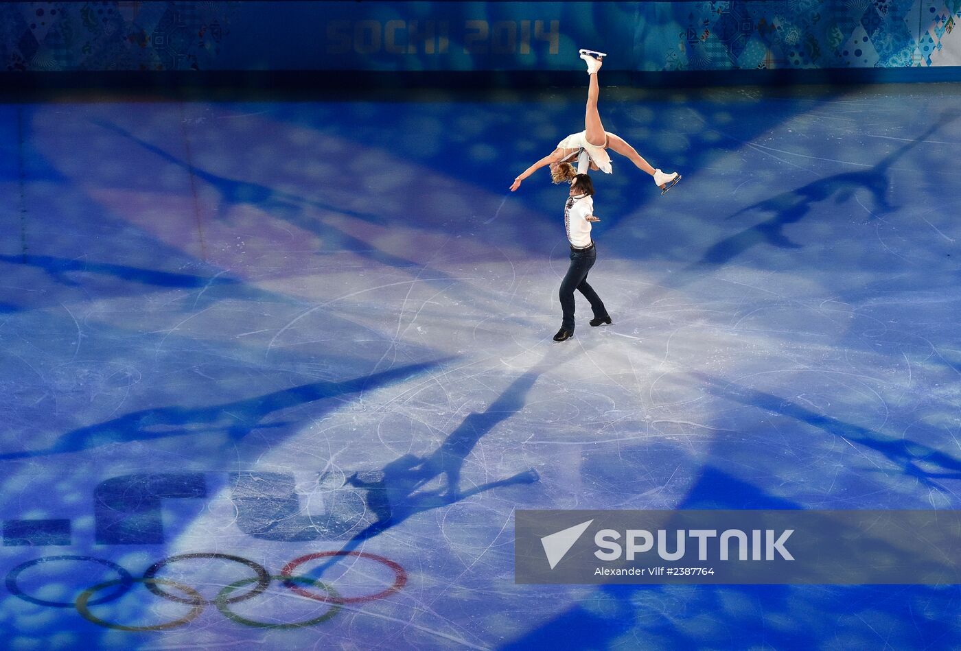 2014 Winter Olympics. Figure skating. Exhibition gala