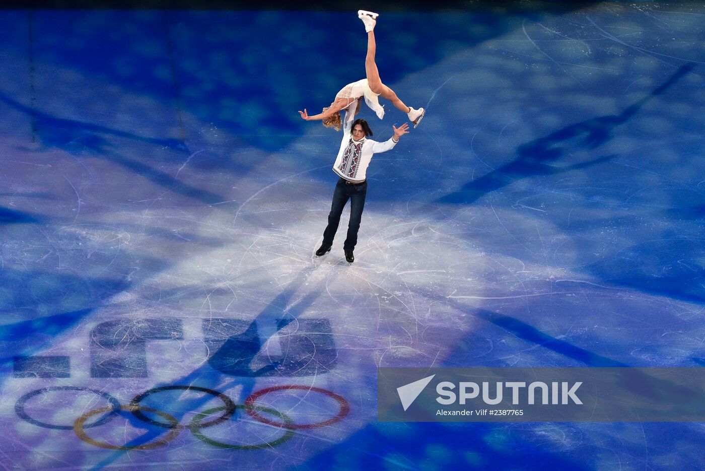 2014 Winter Olympics. Figure skating. Exhibition gala