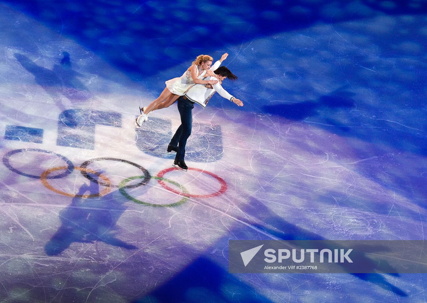 2014 Winter Olympics. Figure skating. Exhibition gala