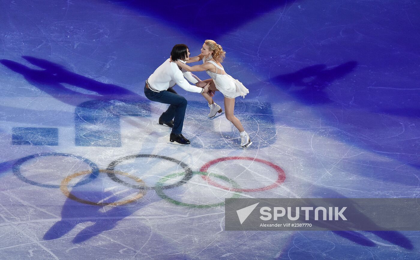 2014 Winter Olympics. Figure skating. Exhibition gala