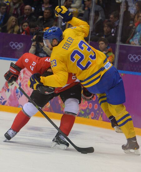 2014 Winter Olympics. Ice hockey. Men. Sweden vs. Canada. Finals