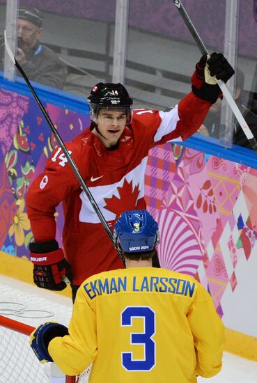 2014 Winter Olympics. Ice hockey. Men. Sweden vs. Canada. Finals