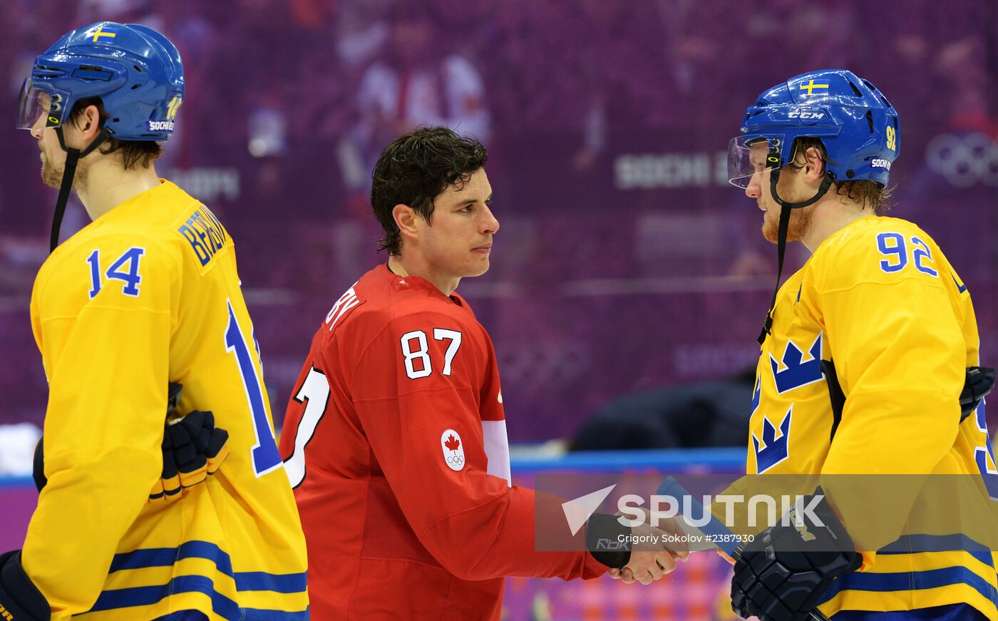 2014 Winter Olympics. Ice hockey. Men. Finals