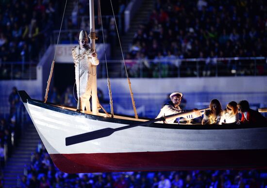 Closing ceremony of the XXII Olympic Winter Games in Sochi