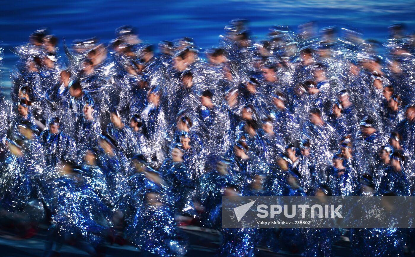 Closing ceremony of the XXII Olympic Winter Games in Sochi