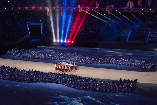 2014 Winter Olympics. Closing ceremony