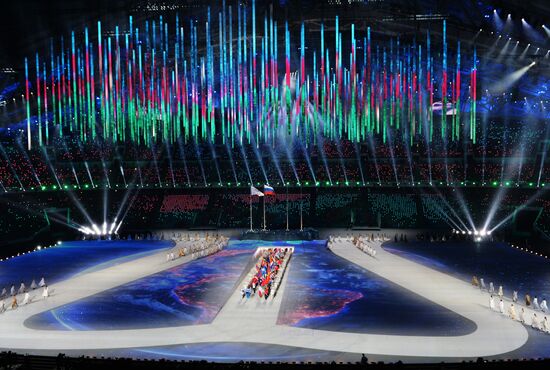 2014 Winter Olympics. Closing ceremony