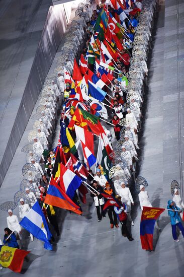 2014 Winter Olympics. Closing ceremony