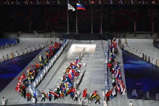 2014 Winter Olympics. Closing ceremony