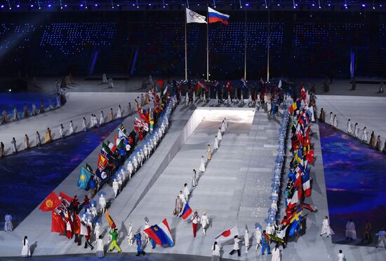 2014 Winter Olympics. Closing ceremony