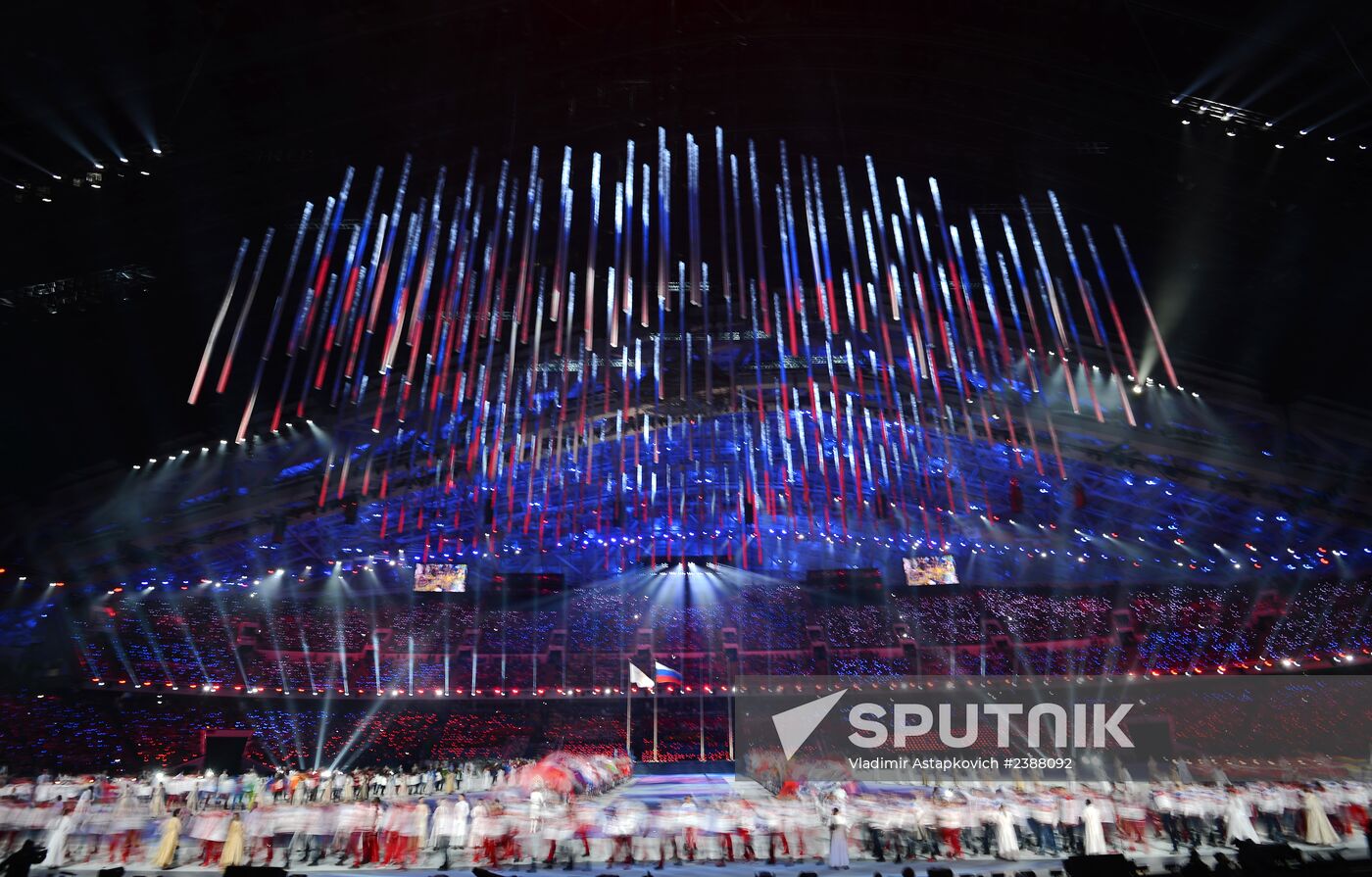 2014 Winter Olympics. Closing ceremony