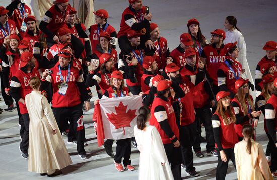 2014 Winter Olympics. Closing ceremony