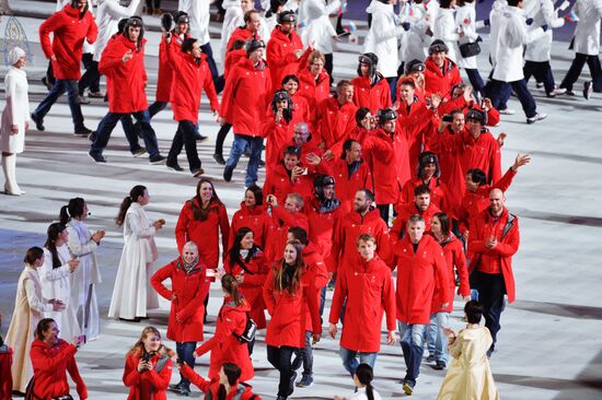 2014 Winter Olympics. Closing ceremony