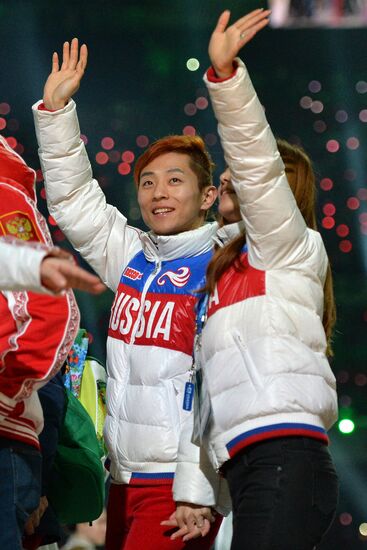 2014 Winter Olympics. Closing ceremony