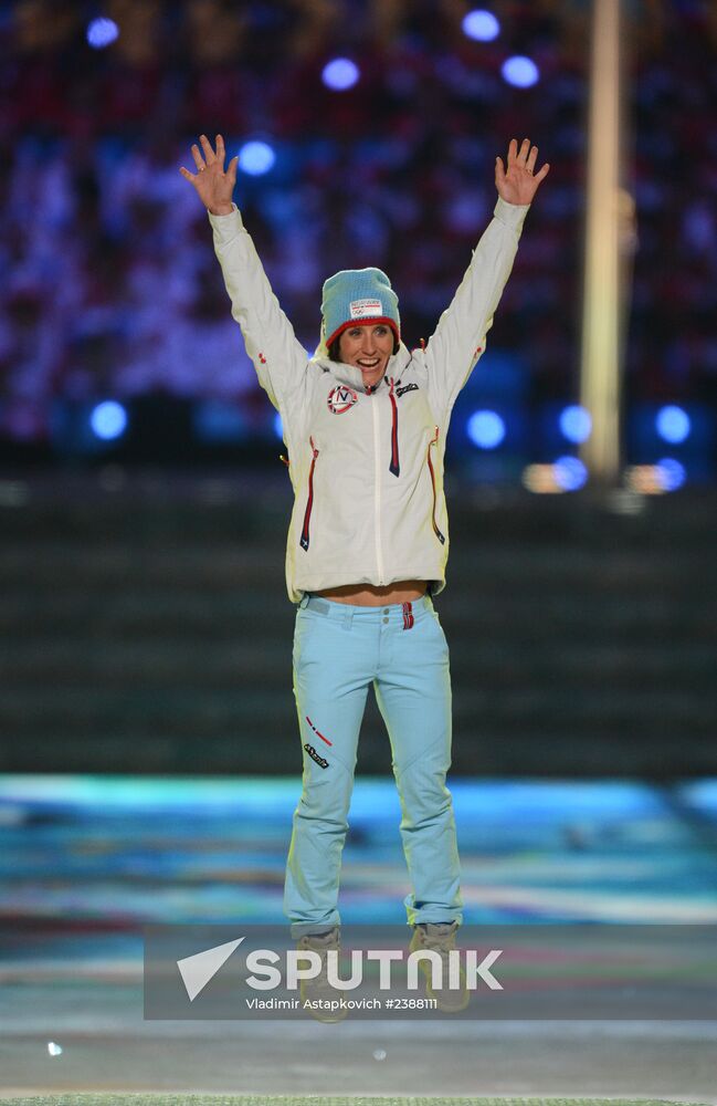 2014 Winter Olympics. Closing ceremony