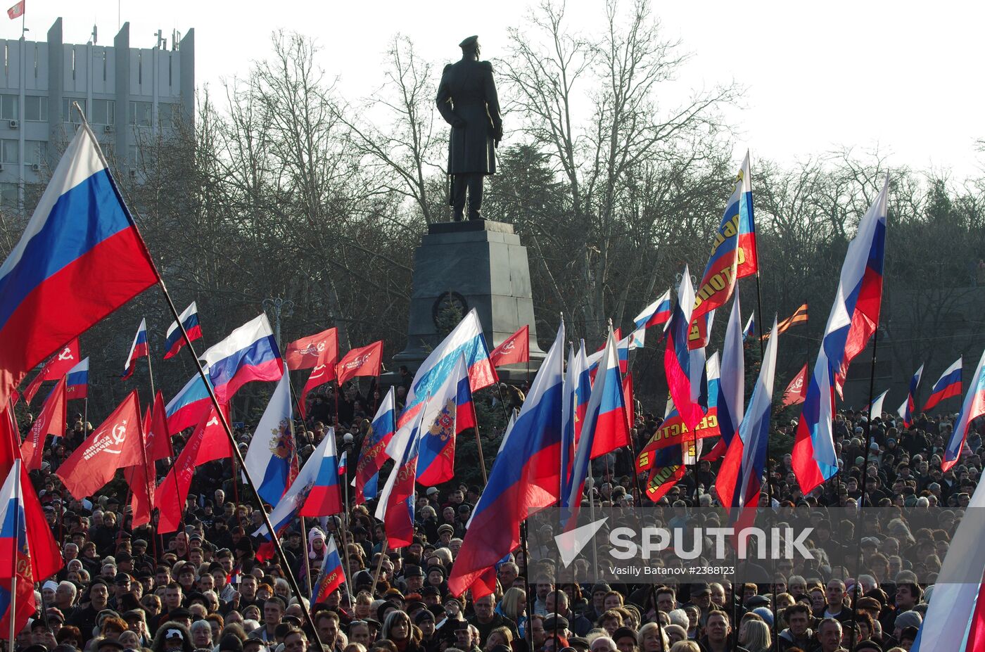 "People's Will" party rally in Sevastopol