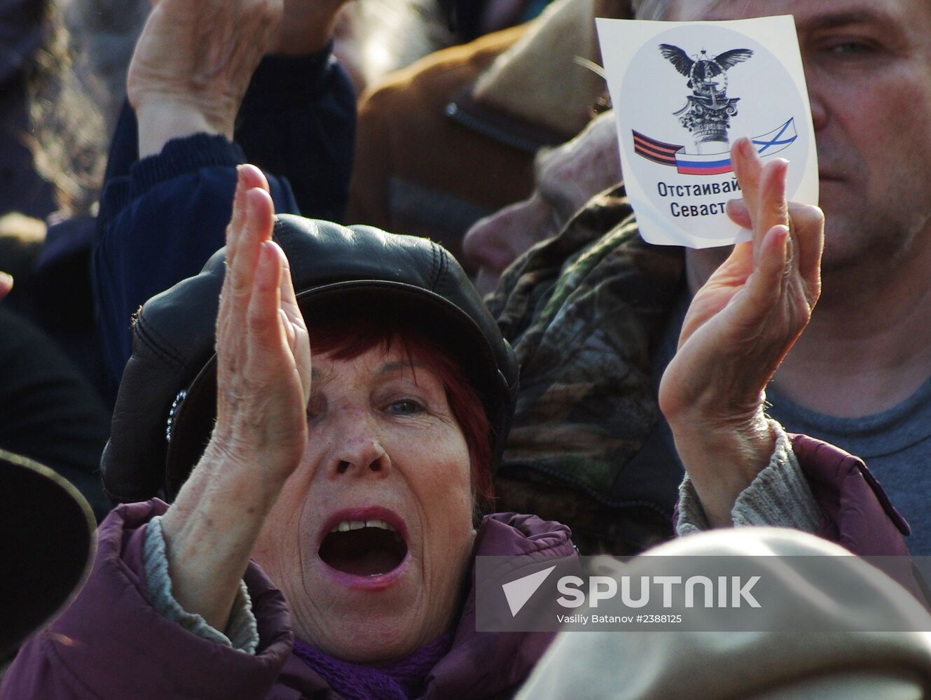 "People's Will" party rally in Sevastopol