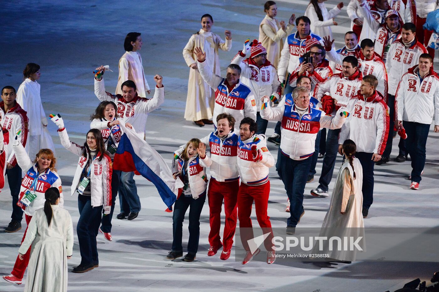 2014 Winter Olympics. Closing ceremony