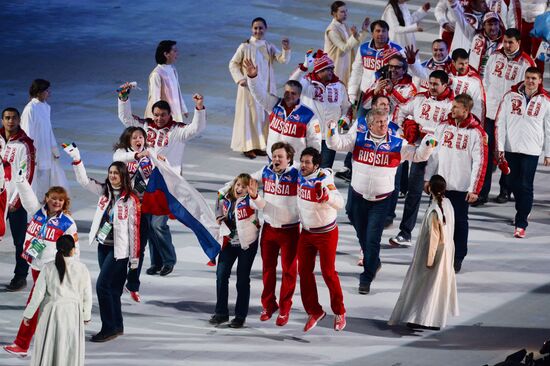 2014 Winter Olympics. Closing ceremony