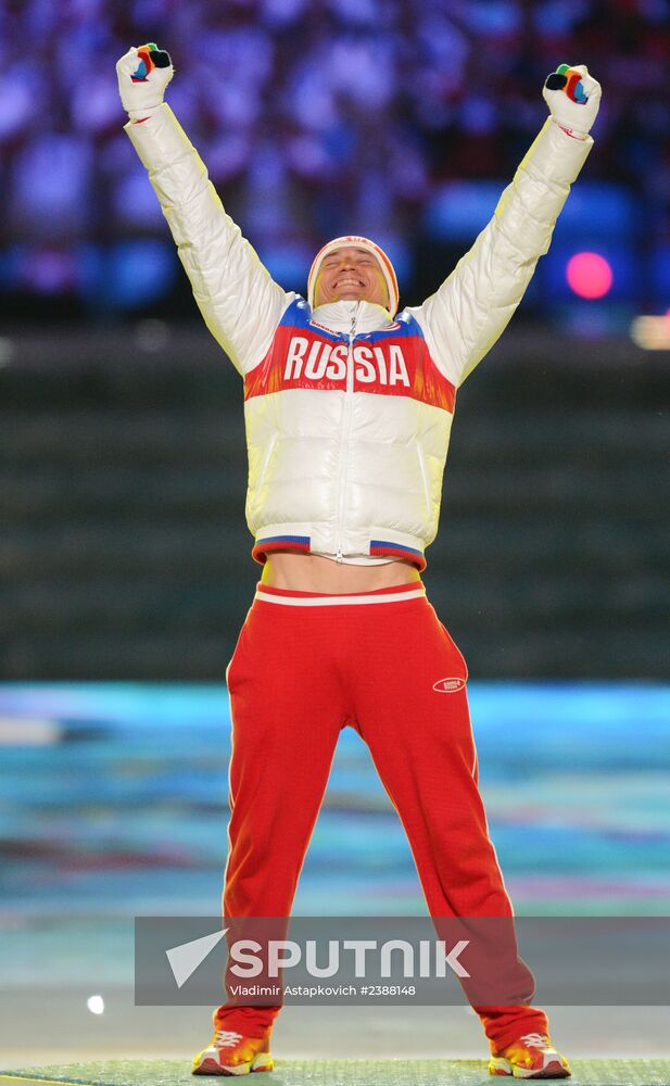 2014 Winter Olympics. Closing ceremony