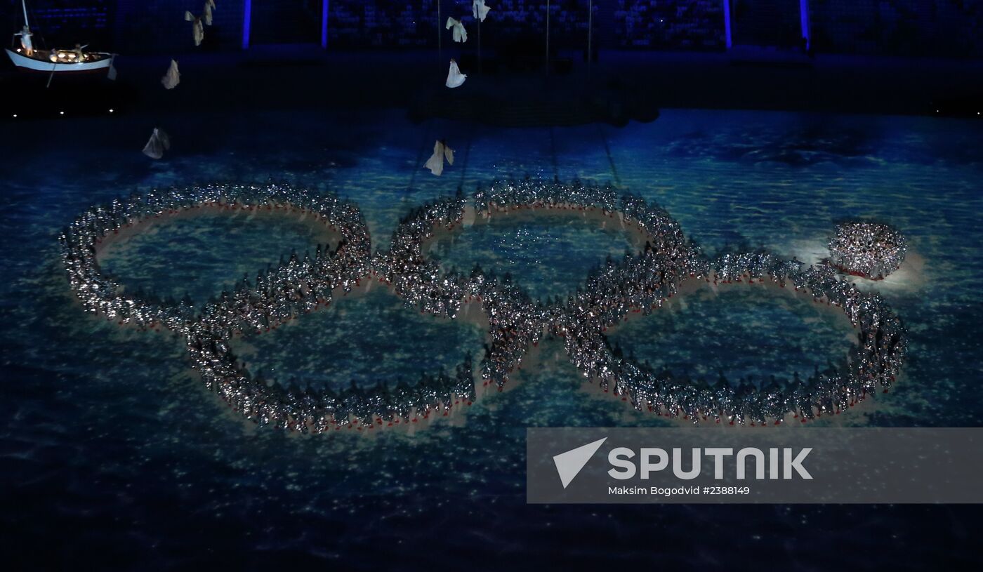 2014 Winter Olympics. Closing ceremony