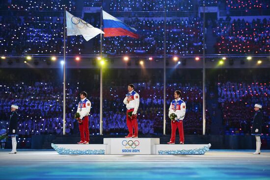 2014 Winter Olympics. Closing ceremony