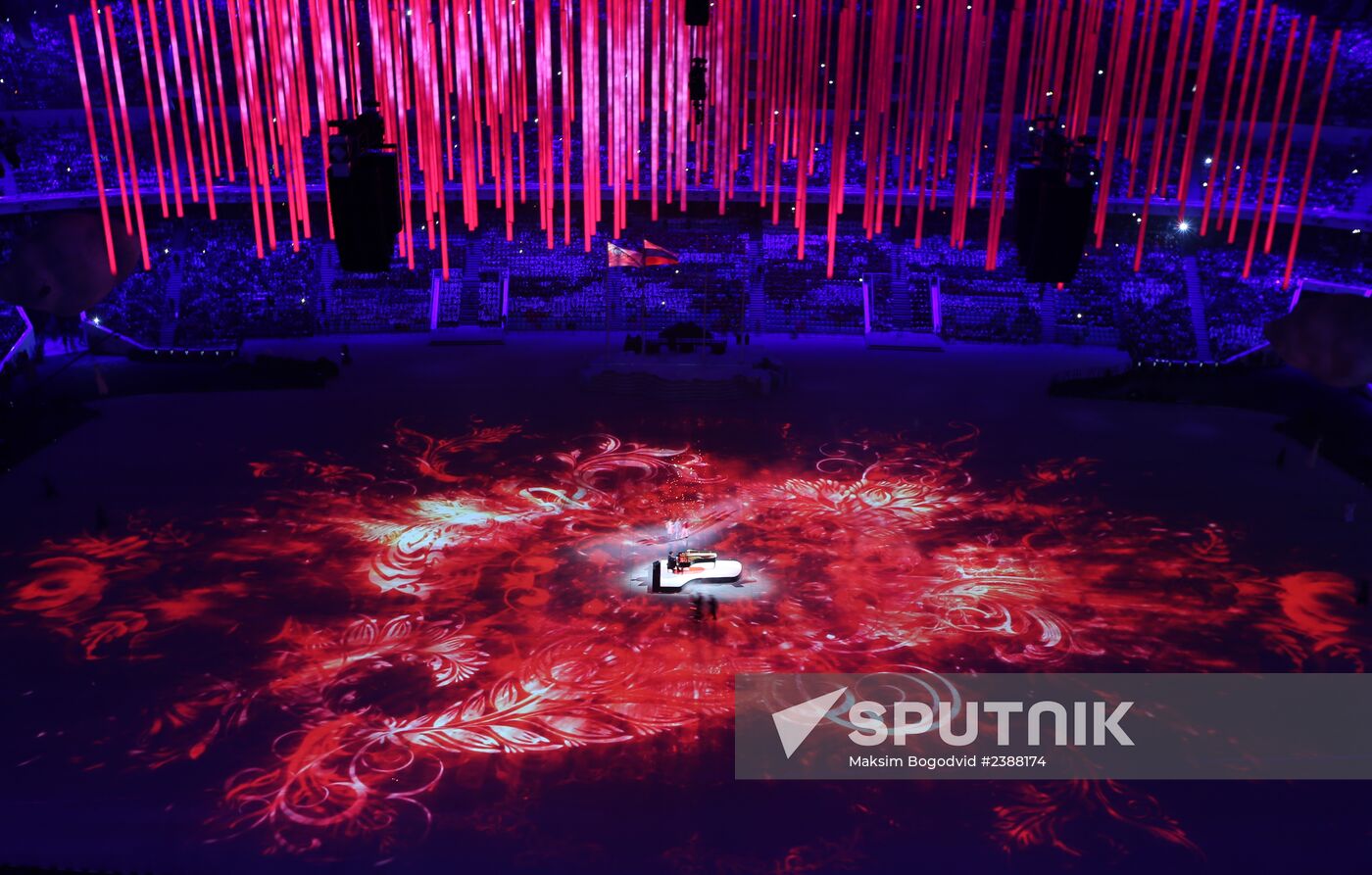 2014 Winter Olympics. Closing ceremony