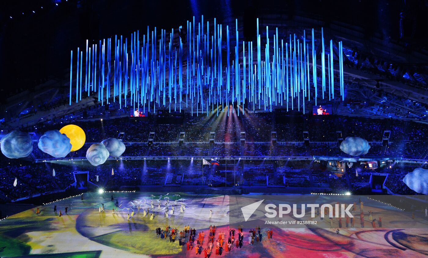 2014 Winter Olympics. Closing ceremony