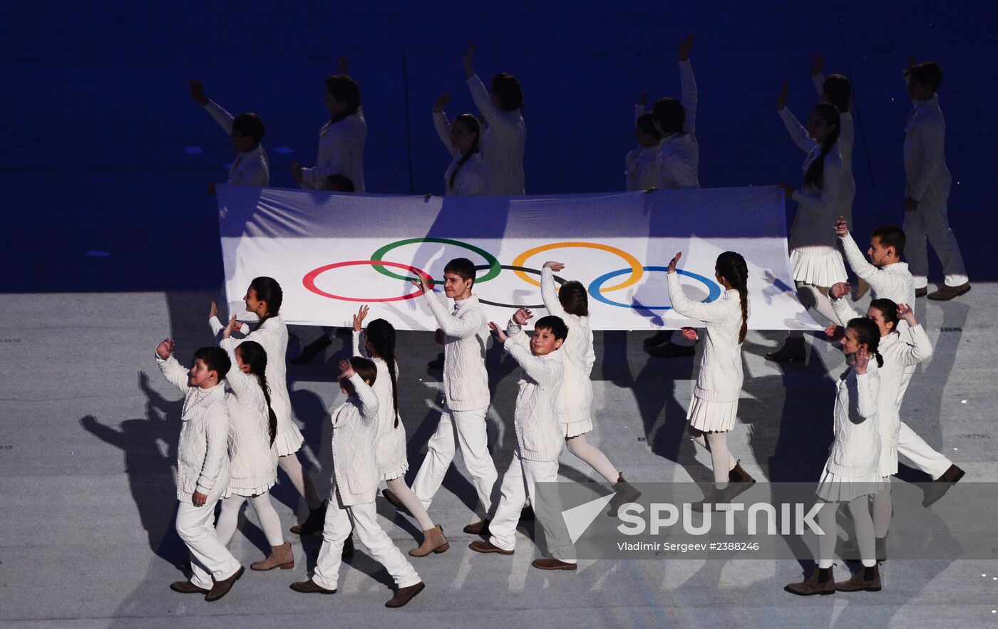 2014 Winter Olympics. Closing ceremony