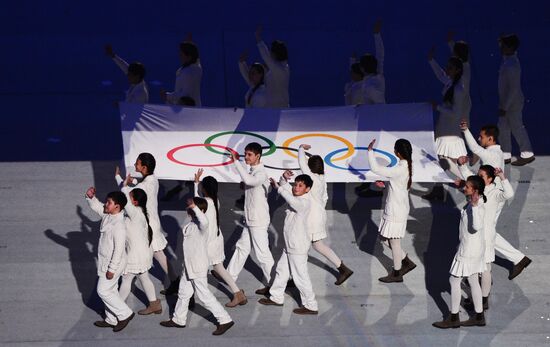 2014 Winter Olympics. Closing ceremony