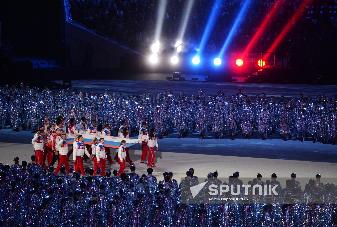 2014 Winter Olympics. Closing ceremony