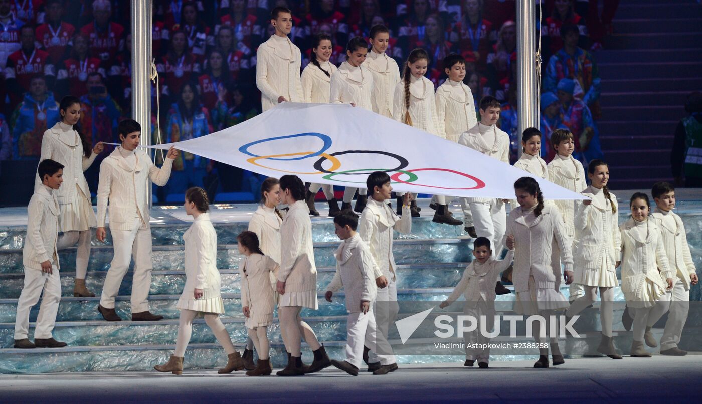 2014 Winter Olympics. Closing ceremony