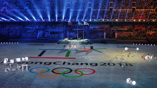 2014 Winter Olympics. Closing ceremony