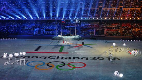 2014 Winter Olympics. Closing ceremony
