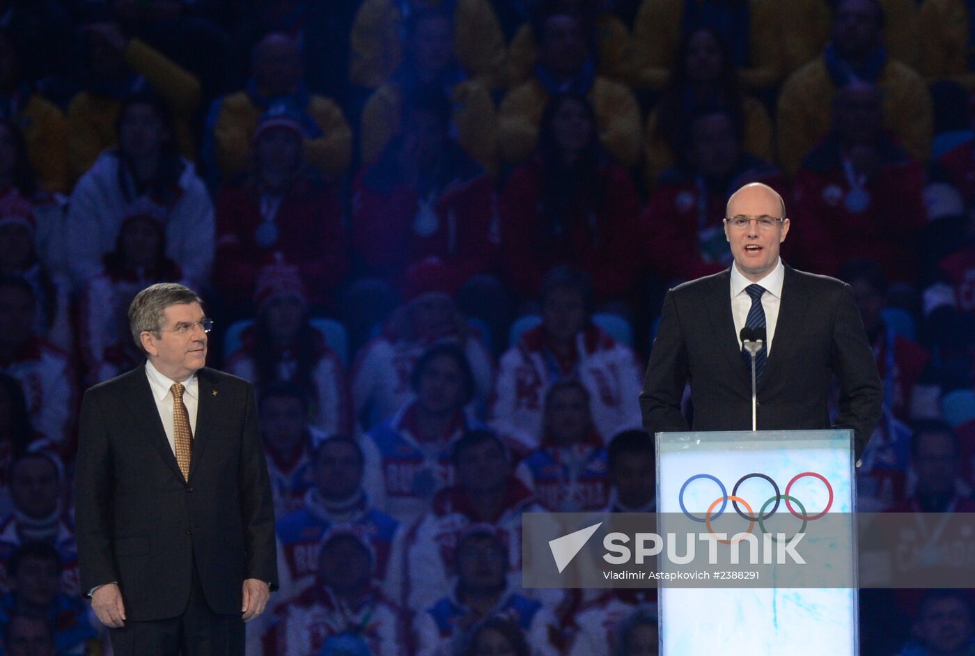 2014 Winter Olympics. Closing ceremony