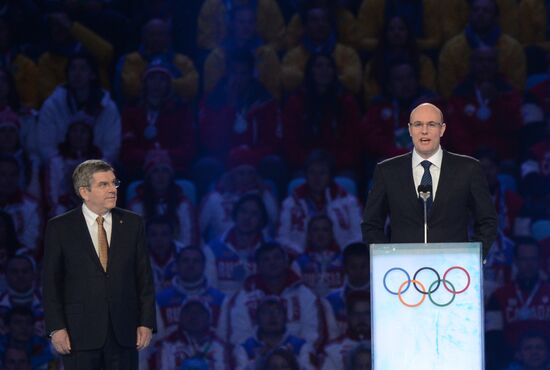 2014 Winter Olympics. Closing ceremony