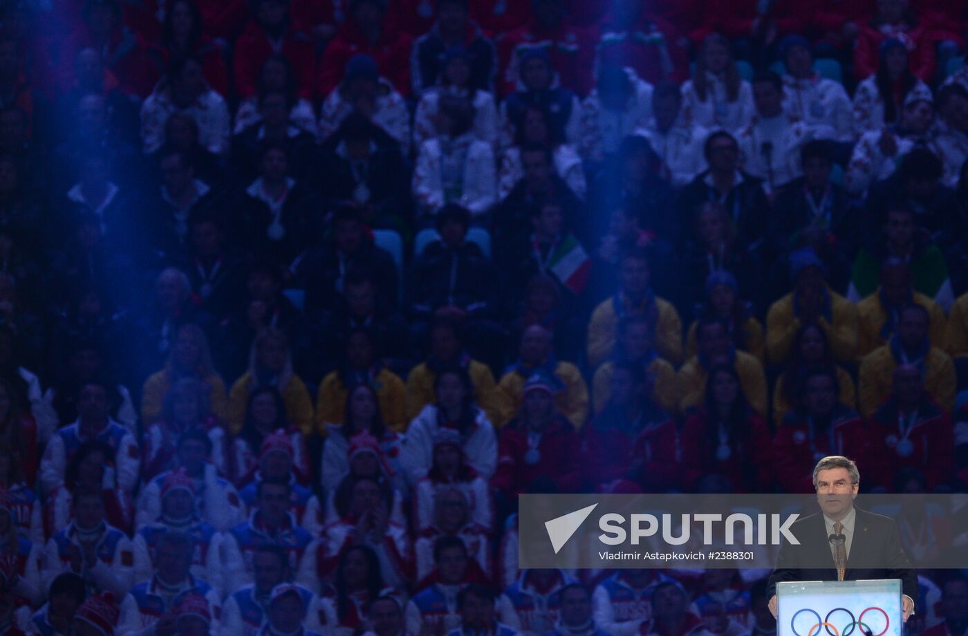 2014 Winter Olympics. Closing ceremony